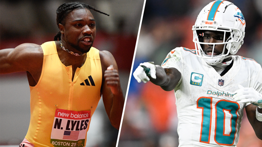 Noah Lyles and Tyreek Hill