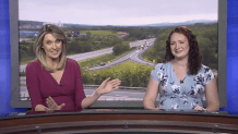 A news anchor in Albany, New York, delivered the day's breaking news just minutes after her water broke.

